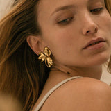 Boucles d'oreilles Pensées Medium