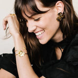 Boucles d'oreilles Pensées Medium