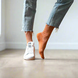 Chaussettes Paillettes Terracotta