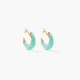 Boucles d'oreilles Diana Aqua