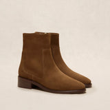 Bottines N°67 Suède Noisette