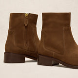 Bottines N°67 Suède Noisette
