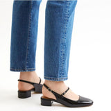 Ballerines N°122 Vernis Noir