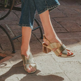 Sandales N°551 Doré