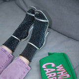 Chaussettes Paillettes Noires