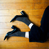 Chaussettes Paillettes Noires