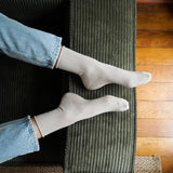 Chaussettes Paillettes Beiges