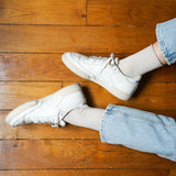 Chaussettes Paillettes Beiges