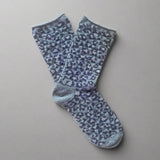 Chaussettes Paillettes Léopard Grises