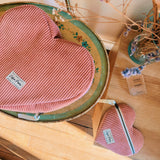 Mini Coeur à emporter Jeanne rose