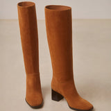 Bottes N°109 Suède Camel