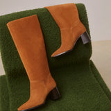 Bottes N°109 Suède Camel