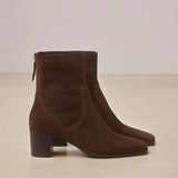 Bottines N°664 Suède Marron