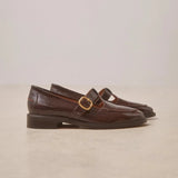 Mocassins N°84 Cuir Vernis Marron