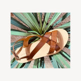 Sandales N°201 Cognac