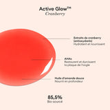 Vernis Soin Active Glow Cranberry