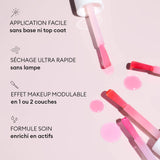 Vernis Soin Active Glow Raspberry