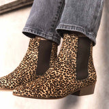Bottines N°66 Léopard