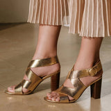 Sandales N°96 Doré