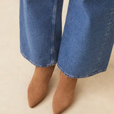 Taupe Suede Heeled Ankle Boots No. 720