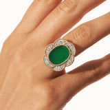 Esmée Green Onyx Ring