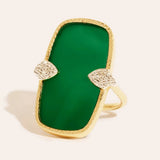 Green Onyx Sangha Ring