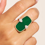 Green Onyx Sangha Ring