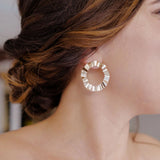 Boucle d'oreilles Rosa