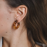 Boucles d’oreilles Roma Léopard