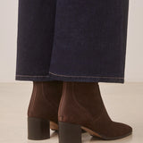 Bottines N°664 Suède Marron