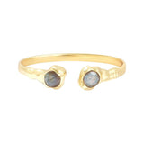 Jonc toi & moi labradorite Cèdre