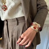 Bague bordeaux Epicéa