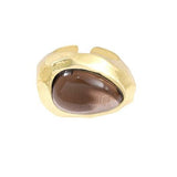 Bague quartz fumé Tilleul