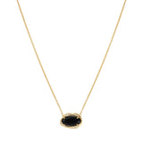 Collier Josephine onyx noir