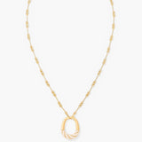Collier Sautoir Diana ivoire