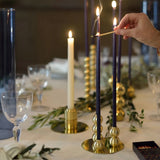 Bougeoirs Gemmes - Laiton Massif