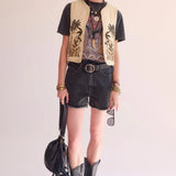 Short The Playa Black Denim