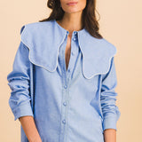 Chemise Col Bleu Ciel