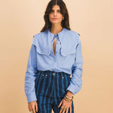 Chemise Col Bleu Ciel