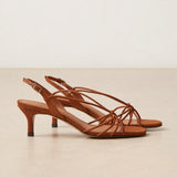 Sandales N°470 Cuir Façon Lézard