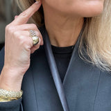 Boucles d'oreilles boules strass constellation