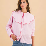 Chemise Col Baby Pink