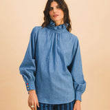 Chemise Josette Denim Clair