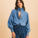 Chemise Josette Denim Clair