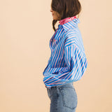 Chemise Dona Stripes Bleu et Rose