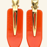 Barrettes Orange