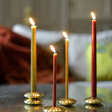 Pebble Candle Holder - Solid Brass