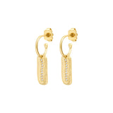 Elvis Mini Hoops White