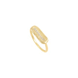 Elvis Mini White Ring