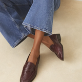 Mocassins Bordeaux N°158